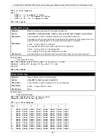 Предварительный просмотр 422 страницы D-Link DES-3528 - xStack Switch - Stackable Cli Reference Manual