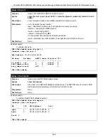 Предварительный просмотр 496 страницы D-Link DES-3528 - xStack Switch - Stackable Cli Reference Manual