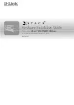 D-Link DES-3528 - xStack Switch - Stackable Hardware Installation Manual предпросмотр