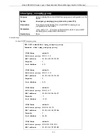 Предварительный просмотр 132 страницы D-Link DES-3828 - xStack Switch - Stackable Cli Manual