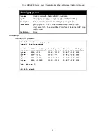 Предварительный просмотр 198 страницы D-Link DES-3828 - xStack Switch - Stackable Cli Manual