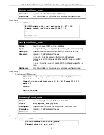 Предварительный просмотр 221 страницы D-Link DES-3828 - xStack Switch - Stackable Cli Manual