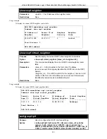 Предварительный просмотр 225 страницы D-Link DES-3828 - xStack Switch - Stackable Cli Manual