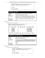 Предварительный просмотр 240 страницы D-Link DES-3828 - xStack Switch - Stackable Cli Manual