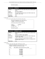 Предварительный просмотр 244 страницы D-Link DES-3828 - xStack Switch - Stackable Cli Manual