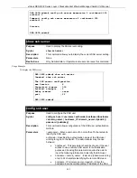 Предварительный просмотр 249 страницы D-Link DES-3828 - xStack Switch - Stackable Cli Manual