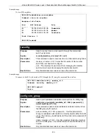 Предварительный просмотр 284 страницы D-Link DES-3828 - xStack Switch - Stackable Cli Manual