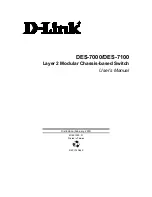 D-Link DES-7000 Series User Manual предпросмотр