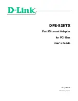 D-Link DFE-528TX User Manual preview