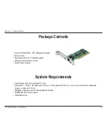 Preview for 3 page of D-Link DFE-530TX+ User Manual