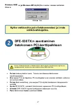 Предварительный просмотр 47 страницы D-Link DFE-538TX Quick Installation Manual