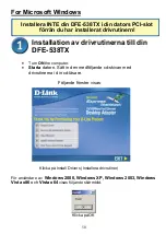 Предварительный просмотр 50 страницы D-Link DFE-538TX Quick Installation Manual