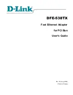 D-Link DFE-538TX User Manual предпросмотр