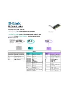 Предварительный просмотр 1 страницы D-Link DFE-550TX Datasheet
