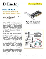 D-Link DFE-550TX Product Specification предпросмотр