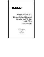 D-Link DFE-550TX User Manual preview