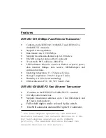 Preview for 10 page of D-Link DFE-854 - Transceiver - External User Manual