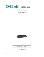D-Link DFL-1000 User Manual preview