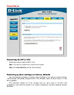 Preview for 69 page of D-Link DFL-1100 - Security Appliance Manual