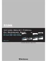 D-Link DFL-210 - NetDefend - Security Appliance Cli Reference Manual preview