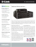 D-Link DFL-260 - NetDefend - Security Appliance Brochure & Specs preview