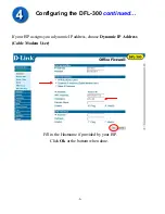 Preview for 6 page of D-Link DFL-300 - Security Appliance Quick Install Manual