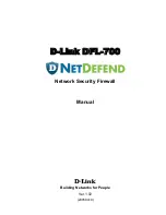 Preview for 1 page of D-Link DFL-700 - Security Appliance Manual