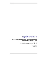 Preview for 2 page of D-Link DFL- 860 Log Reference Manual