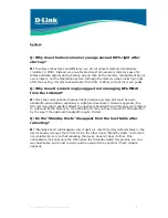 Preview for 4 page of D-Link DFL-M510 Faq