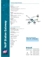 Предварительный просмотр 2 страницы D-Link DG-102S Specification Sheet