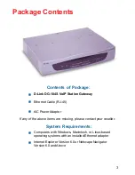 Preview for 3 page of D-Link DG-104S Manual