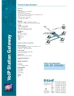 Preview for 2 page of D-Link DG-104S Specifications