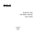 Preview for 1 page of D-Link DG-104S User Manual