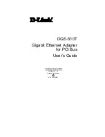 Предварительный просмотр 1 страницы D-Link DGE-510T User Manual