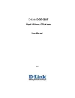 Preview for 1 page of D-Link DGE-528T User Manual