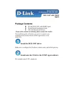 Предварительный просмотр 1 страницы D-Link DGE-530T Quick Install Manual