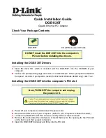 Preview for 2 page of D-Link DGE-530T Quick Installation Manual