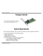 Preview for 3 page of D-Link DGE-530T User Manual