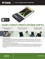 Preview for 1 page of D-Link DGE-660TD Brochure & Specs