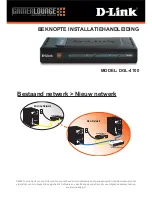 Предварительный просмотр 31 страницы D-Link DGL-4100 - GamerLounge Broadband Gigabit Gaming Router Quick Install Manual