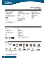 Preview for 2 page of D-Link DGL-4300 - GamerLounge Wireless 108G Gaming Router Specifications