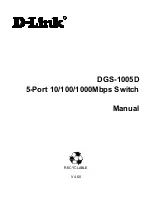 Предварительный просмотр 1 страницы D-Link DGS-1005D/B Manual