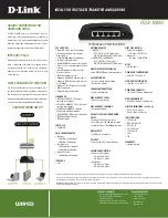 Предварительный просмотр 2 страницы D-Link DGS-1005G Specifications