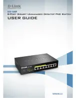 D-Link DGS-1008P User Manual предпросмотр