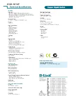 Preview for 2 page of D-Link DGS-1016T Specifications