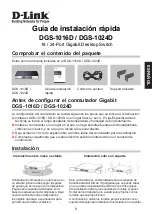 Предварительный просмотр 9 страницы D-Link DGS-1024D/E1 Quick Installation Manual