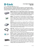 D-Link DGS-1024TG Release Notes предпросмотр