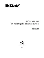 D-Link DGS-105 - Switch Manual предпросмотр