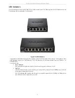 Предварительный просмотр 12 страницы D-Link DGS-105 - Switch Manual