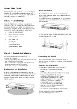 Предварительный просмотр 2 страницы D-Link DGS-1210-10P/FL Quick Installation Manual